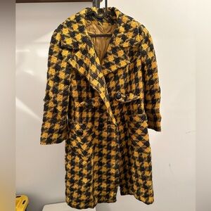 Vintage houndstooth coat